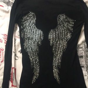 Black button down sweater